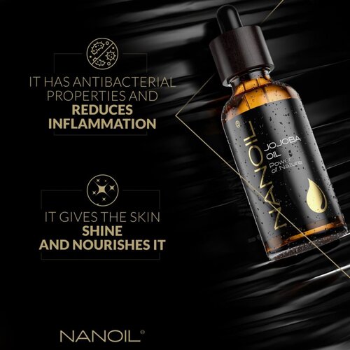 Nanoil Jojoba Oil jojobino olje za obraz, telo in lase 50 ml Slike