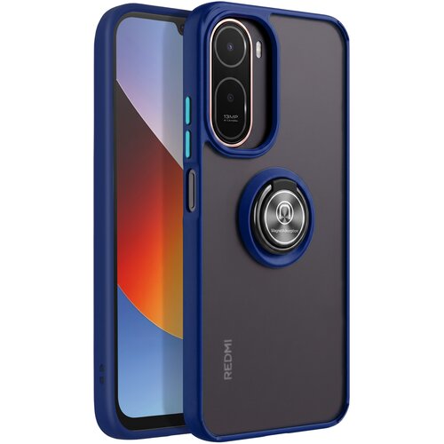 AVIZAR Ovitek z Obročem za Xiaomi Redmi A7 Pro z Magnetnim Obročem, Nočno modra, (5000274136) Cene