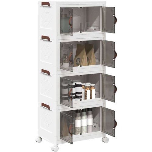 vidaXL Škatla za shranjevanje s kolesi 28 L 48x29,5x112,5 cm Cene