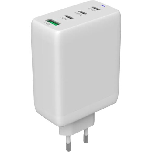  Charger CU100ACC GaN 100W 3xPD 1xQC EU White Cene