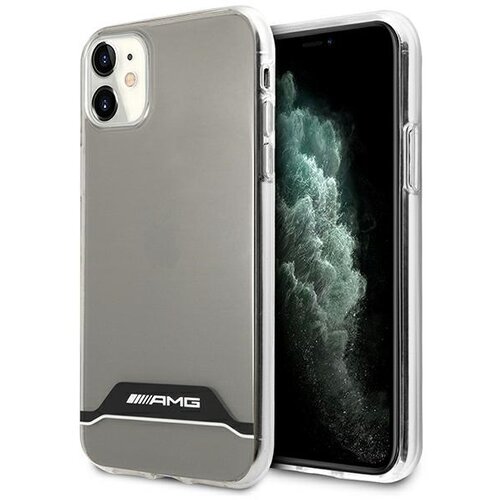 Mercedes AMG HARDCASE ZA IPHONE 11 XR 6.1 PROZOREN OVITEK ČRNO-BEL, (21967453) Cene