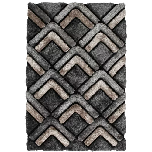 Think Rugs Tamno sivi ručno rađen tepih 150x230 cm Noble House –