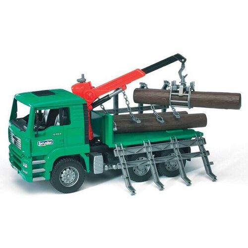 Bruder kamion - Z dvižno roko in hlodi Man 02769 Cene