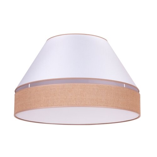  duolla - plafonska lampa avignon 3xE27/15W/230V &amp;oslash; 60 cm bela/smeđa Slike