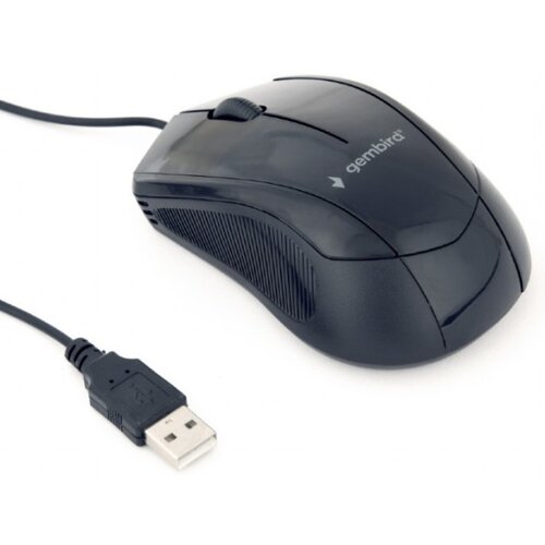 Gembird MUS-3B-02 ** opticki mis 1000Dpi 3-button black 105mm usb (221) Cene