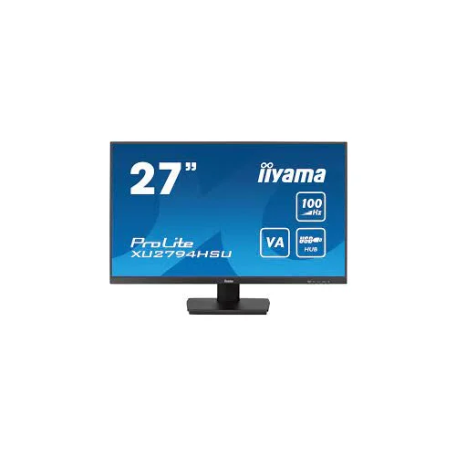  MONITOR IIYAMA LED XU2794HSU-B6 27″ VA 1920 x 1080 @100Hz 16:9 250 cd/m² 4000:1 1ms HDMI DP USB HUB Tilt