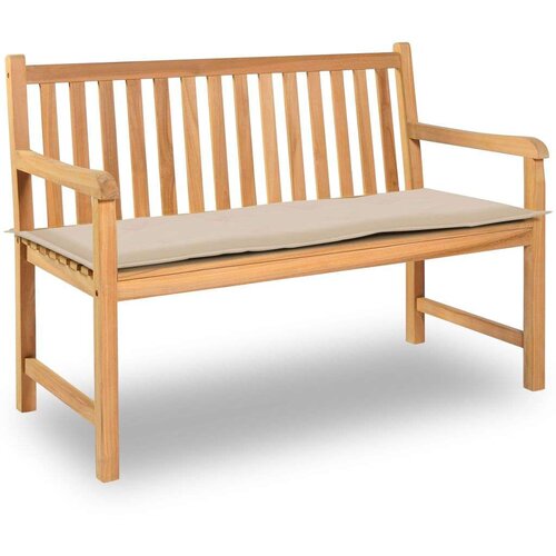  Jastuk za vrtnu klupu krem 120 x 50 x 3 cm od tkanine Oxford Cijene