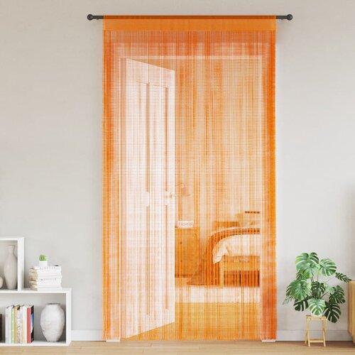 vidaXL Zavese iz nitk 2 kosa 140x250 cm oranžne barve Cene
