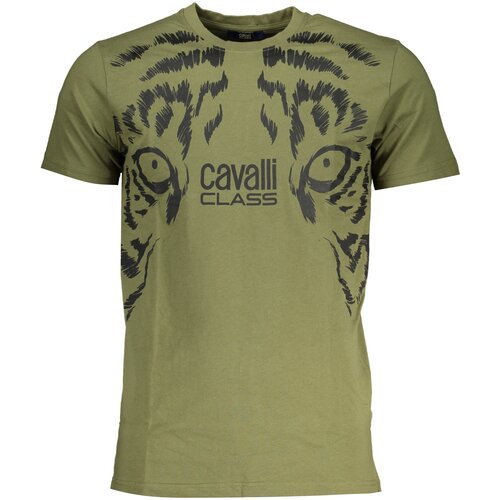 Cavalli Class GREEN MEN&#39;S SHORT SLEEVED T-SHIRT Cene