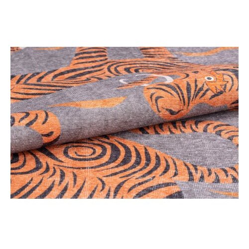 Conceptum Hypnose AL 320 Opus Chenille tepih, 75x150cm, narandžasto-siva Slike