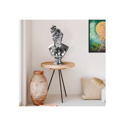 Wallxpert decorative object figura boja srebra yak 037 b Slike