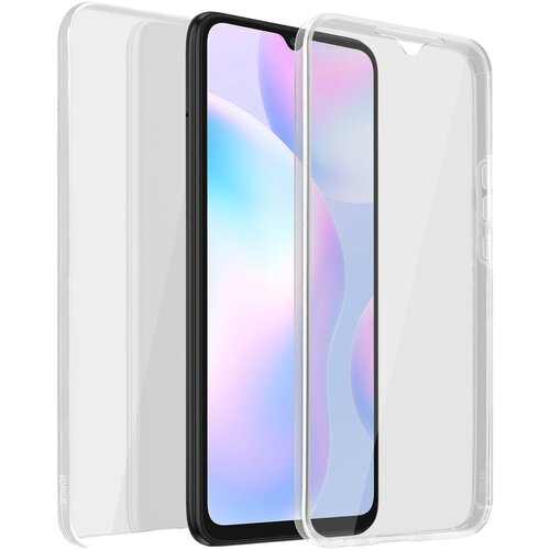 AVIZAR xiaomi redmi 9A integral 360° etui: mehka sprednja stran in trda zadnja stran - prozorna, (20626155) Cene