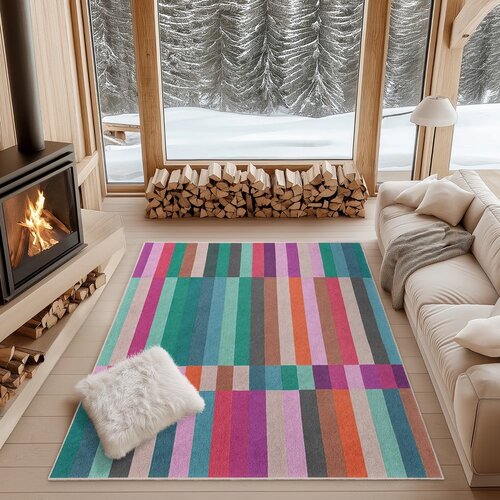 Mila Home Turkizna pralna preproga 160x230 cm Acid Rain &amp;ndash; Slike