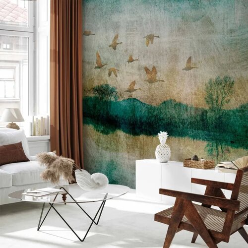  Foto tapeta - Golden Ducks 250x175 Standard Cene