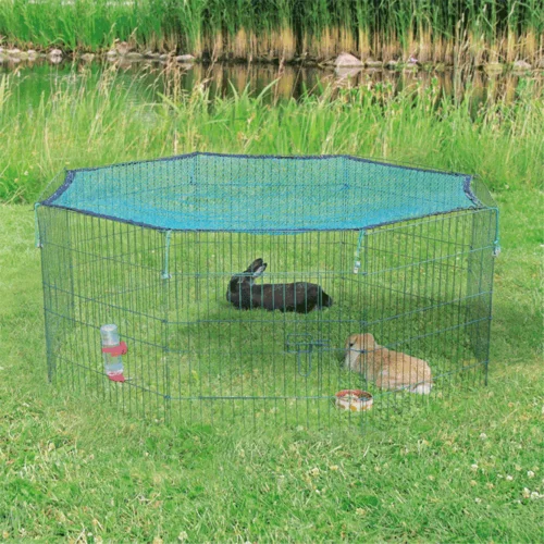Trixie Zunanja ograda za živali z zaščitno mrežo 60x57 cm zelena