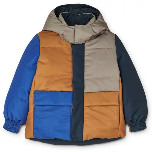 Liewood dječja zimska jakna paloma colour block/surf blue multi mix