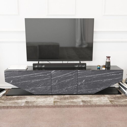 Woody Fashion TV Chest Inci Black Cene