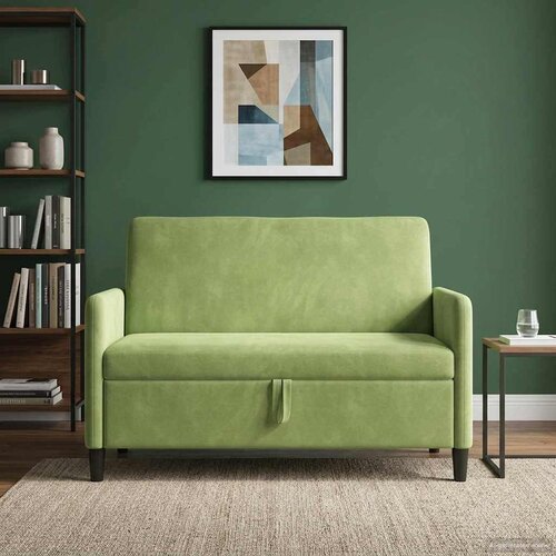 SOFA s pohranom Svijetlo zelena 122 x 78 x 87 cm Poliester Cijene