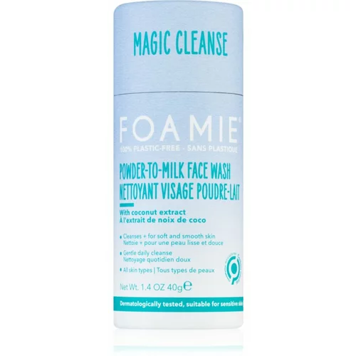 Foamie Powder-To-Milk Face Wash nežen puder za popolno čiščenje obraza 40 g