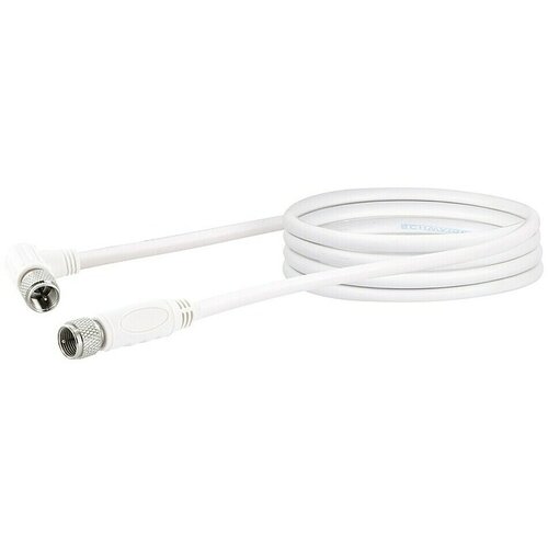 SCHWAIGER SAT priključni kabel (1,5 m, Bela, 110 dB, Pod kotom na eni strani) Cene
