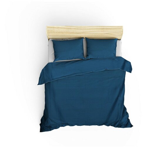 Mjoll Satenska posteljina (260x220) Stripe Blue Slike