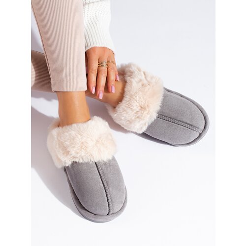 SHELOVET Women's grey slippers Cene