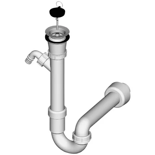 Liv Sifon za sudoper s priključkom za perilicu posuđa (Polipropilen, 40 mm)