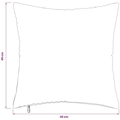  Presvlaka za jastuk 6 pcs ALMELO Svjetlosiva 45 x 45 cm Kord - Svjetlosiva 45 x 45 cm 6 Cijene