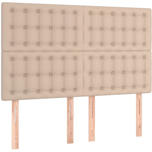  Uzglavlje Cappuccino 144x5x118/128 cm Umjetna koža Slike