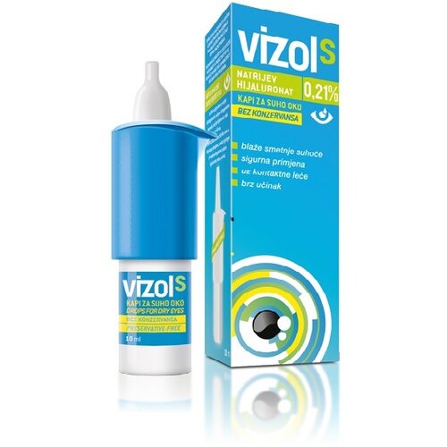 Vizol S 0,21% kapi za oči, 10ml Slike