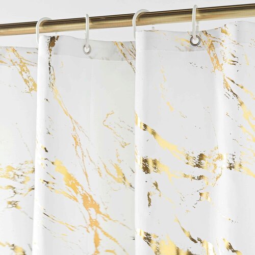 Douceur d int&amp;eacute;rieur Tu&amp;scaron; zavjesa 180x200 cm Aquamarbre &amp;ndash; Slike