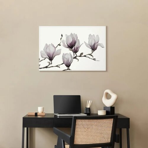 Slika - Painted Magnolias (1 Part) Wide 30x20 Slike