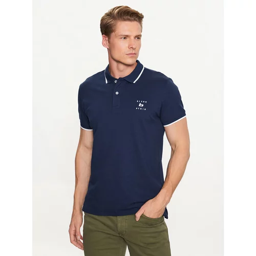 Blend Polo majica 20715178 Mornarsko modra Regular Fit