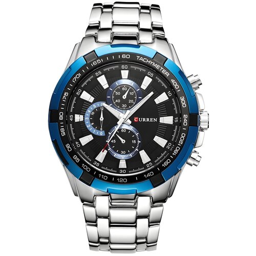  Sat CURREN EN-14407 - Srebrna / Crna / Plava KP14407 Slike