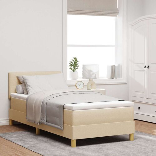  vzmetnica z vzmetnico krem 100x200 cm tkanina, (22083300) Slike