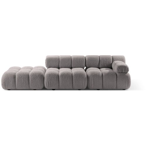 Micadoni Svetlo siva sedežna garnitura iz tkanine boucl&amp;eacute; 282 cm Bellis &amp;ndash; Home Slike