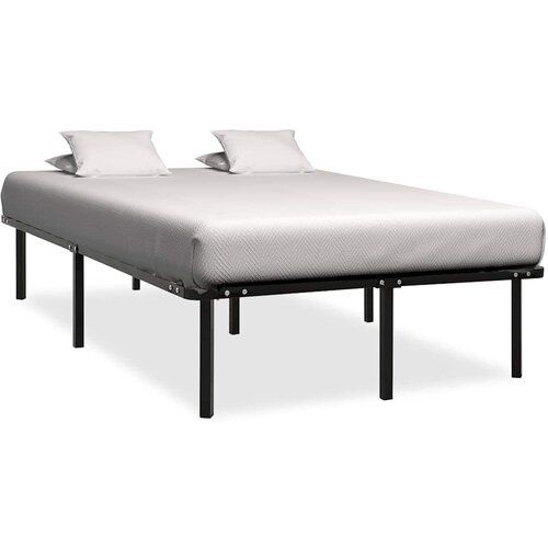  Okvir za krevet crni metalni 200 x 200 cm - 200 x 200 cm Slike