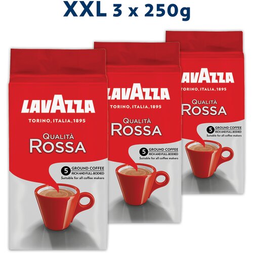 Lavazza Mljevena kava Qualita Rossa XXL Pakiranje 3x250g Cijene
