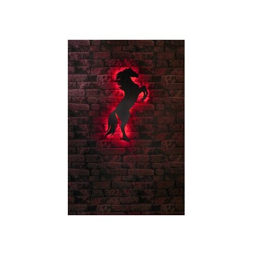 WALLXPERT zidna LED dekoracija Wild Horse Red Cene