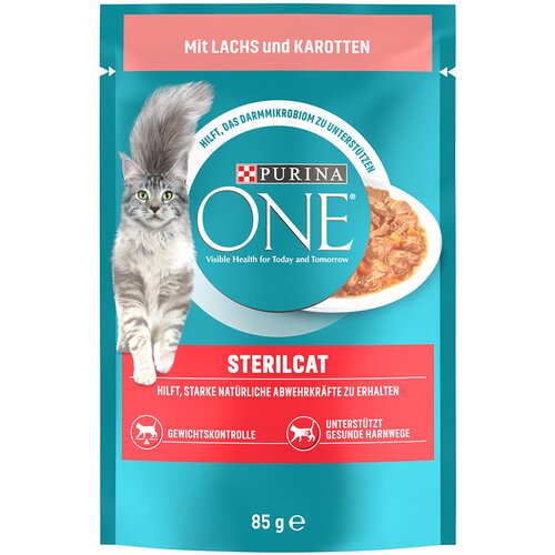 Purina ONE SterilCat - Losos & korenje (13 x 85 g) Cijene