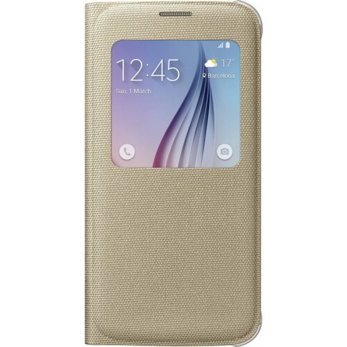 Samsung original S-View EF-CG920PFE preklopna torbica Galaxy S6 G920 zlata Cene