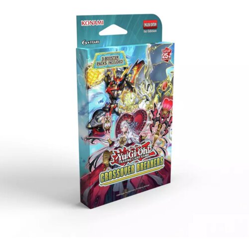 Yugioh TCG Crossover Breakers tuckbox, 3 booster paketa Slike