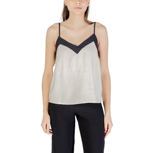 Vero_Moda Topi & Bluze Vmdenise Singlet Top Wvn Btq Ga 10329790 Bela Cene