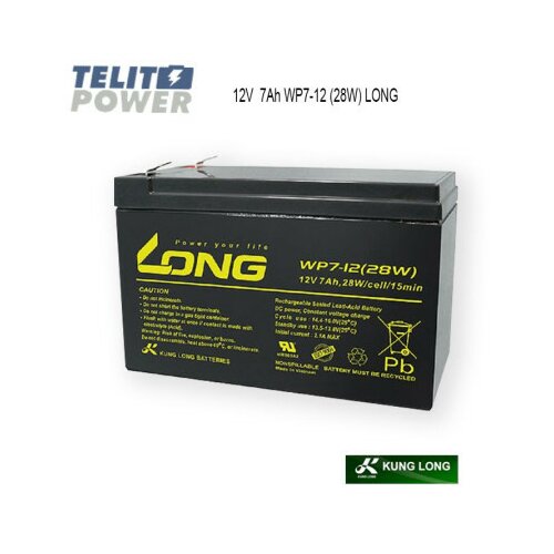 Telit Power kungLong 12V 7Ah WP7-12 (28W ) F1 ( 1434 ) Cene