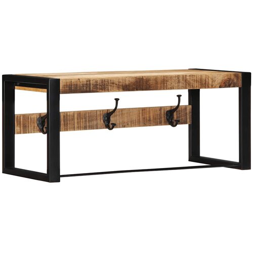  Vješalica za kapute 80x35x35 cm Puno grubo drvo Mango Cene