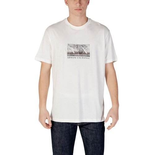 EAX Polo majice dolgi rokavi XM000555 AF10358 Bela Cene