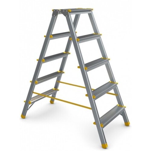 Ramda prostostoječa aluminijasta lestev SLT, 1.04 m, 251129 Slike