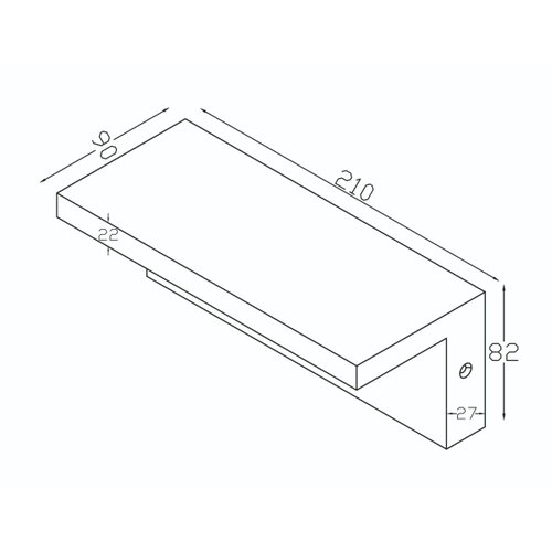 Top Light -LED Spolja&amp;scaron;nja zidna svetiljka ELON LED/10W/230V 3000/4000/6000K IP54 Slike