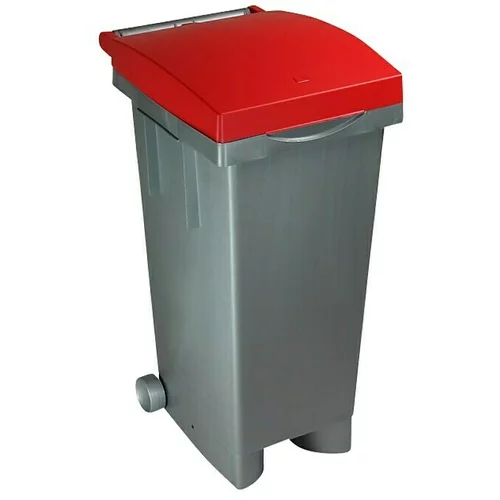  Kanta za smeće (38 x 50 x 80 cm, Crveno-siva)