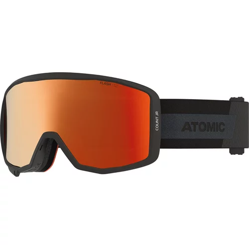 Atomic COUNT JR CYLINDRICAL Juniorske skijaške naočale, crna, veličina